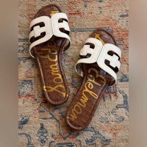 Sam Eddleman White Sandal size 8